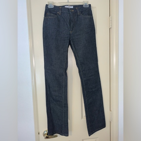 Armani Exchange Denim - WOMENS BLUE ARMANI EXCHANGE RAW DENIM JEANS SIZE 2 WAIST 26 FALL SCHOOL